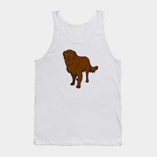 Golden Retriever dark golden Tank Top